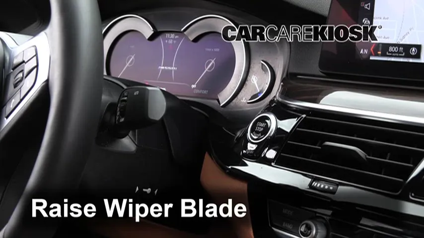 2018 BMW M550i xDrive 4.4L V8 Turbo Escobillas de limpiaparabrisas delantero